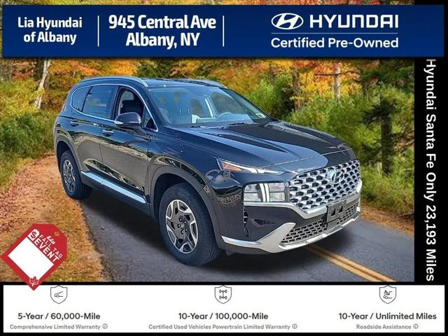 2023 Hyundai Santa Fe Hybrid Blue for sale in Albany, NY