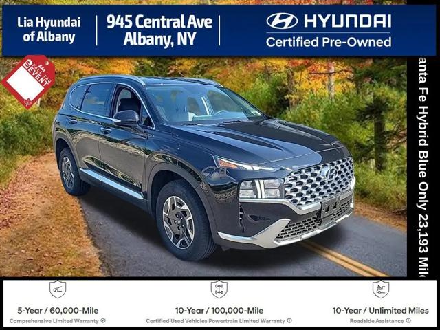 2023 Hyundai Santa Fe Hybrid Blue for sale in Albany, NY