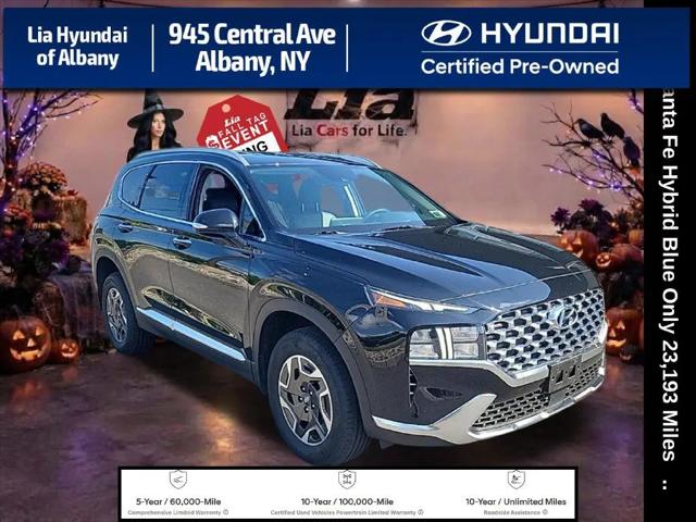 2023 Hyundai Santa Fe Hybrid Blue for sale in Albany, NY