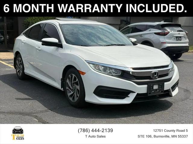 2018 Honda Civic EX for sale in Burnsville, MN