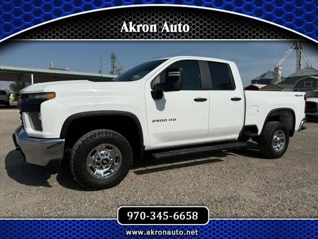 2020 Chevrolet Silverado 2500HD 4WD Double Cab Standard Bed WT for sale in Akron, CO