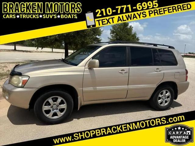 2004 Toyota Highlander Base for sale in San Antonio, TX
