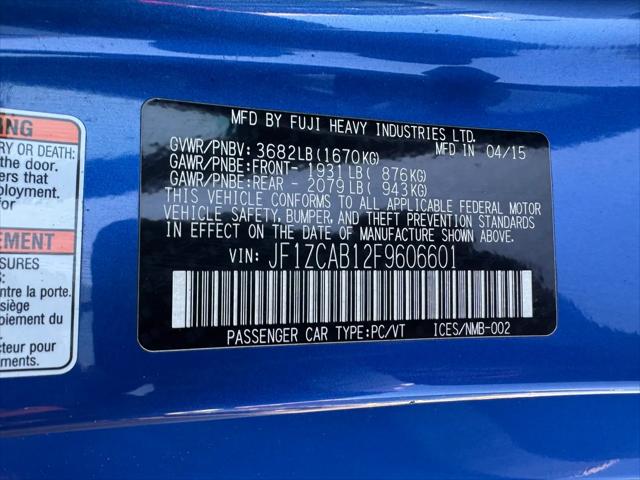 2015 Subaru BRZ Premium