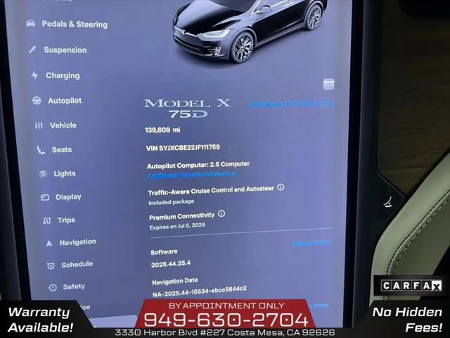 2018 Tesla Model X 75D