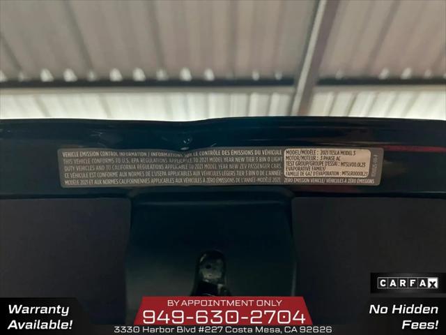 2021 Tesla Model 3 Long Range Dual Motor All-Wheel Drive