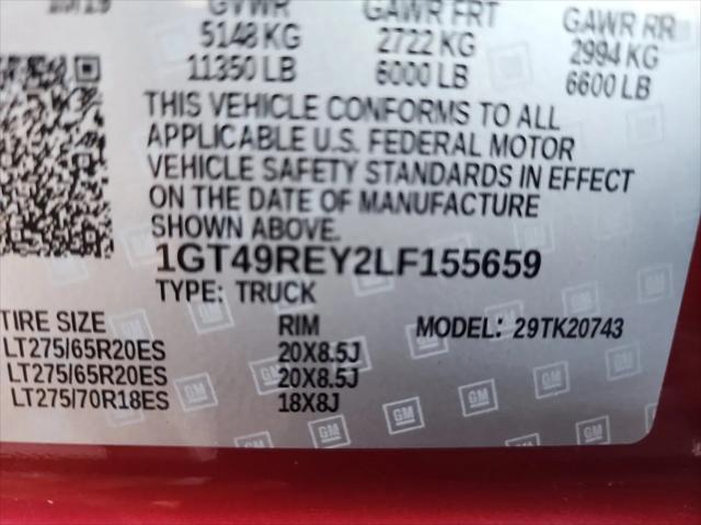 2020 GMC Sierra 2500HD 4WD Crew Cab Standard Bed Denali