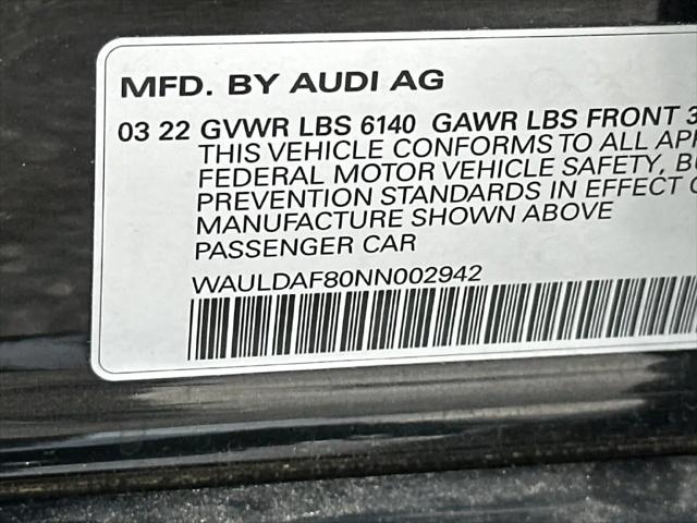 2022 Audi A8 L 55 TFSI quattro Tiptronic