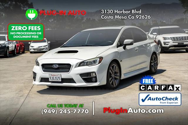 2016 Subaru WRX Limited for sale in Costa Mesa, CA