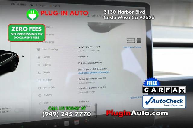 2018 Tesla Model 3 Long Range