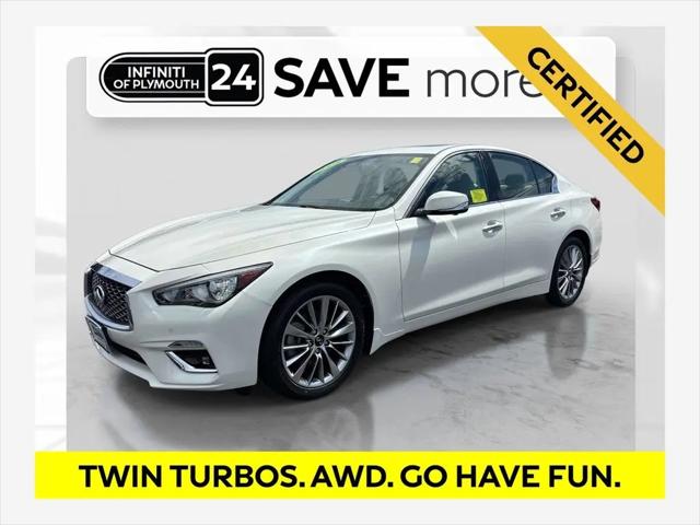 2023 INFINITI Q50 LUXE AWD for sale in Plymouth, MA