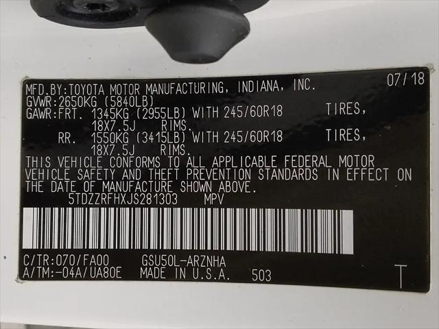 2018 Toyota Highlander LE Plus
