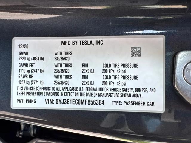 2021 Tesla Model 3 Performance Dual Motor All-Wheel Drive