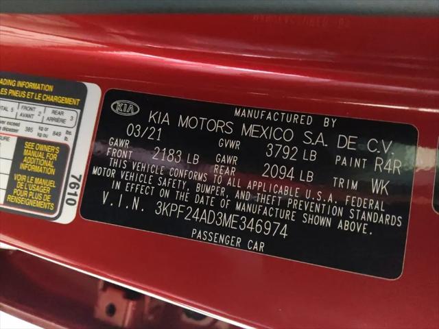 2021 Kia Forte LXS