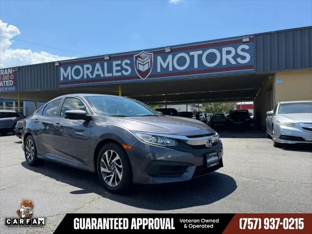 2016 Honda Civic EX for sale in Norfolk, VA