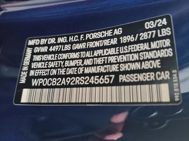 2024 Porsche 911 Carrera S Cabriolet