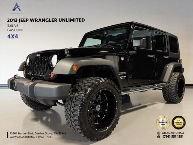 2013 Jeep Wrangler Unlimited Sport for sale in Garden Grove, CA