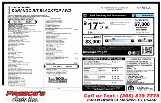 2023 Dodge Durango R/T Plus AWD
