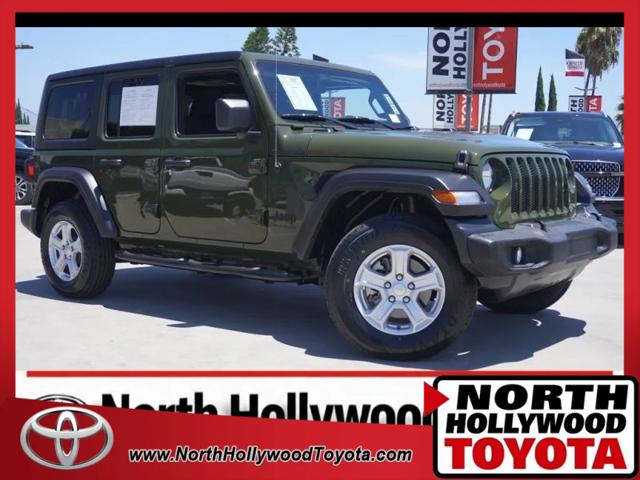 2022 Jeep Wrangler Unlimited Sport S 4x4 for sale in North Hollywood, CA
