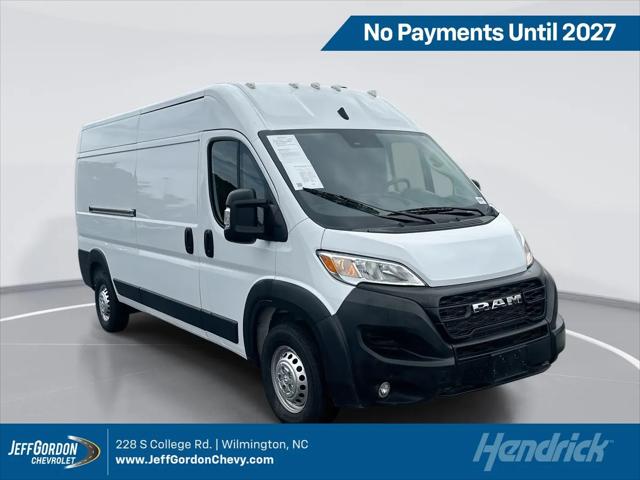 2025 Ram ProMaster 2500 Cargo Van Tradesman High Roof 159 WB w/Pass Seat for sale in Wilmington, NC