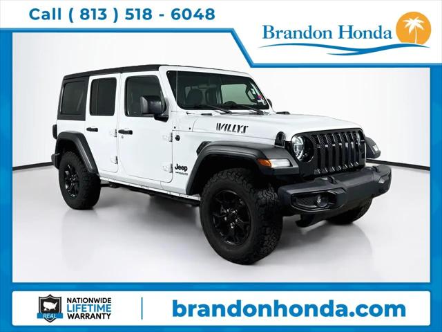 2021 Jeep Wrangler Unlimited Willys for sale in Tampa, FL