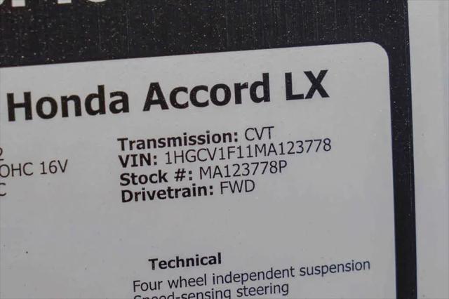 2021 Honda Accord LX