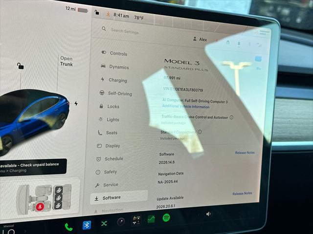 2020 Tesla Model 3 Standard Range Plus Rear-Wheel Drive