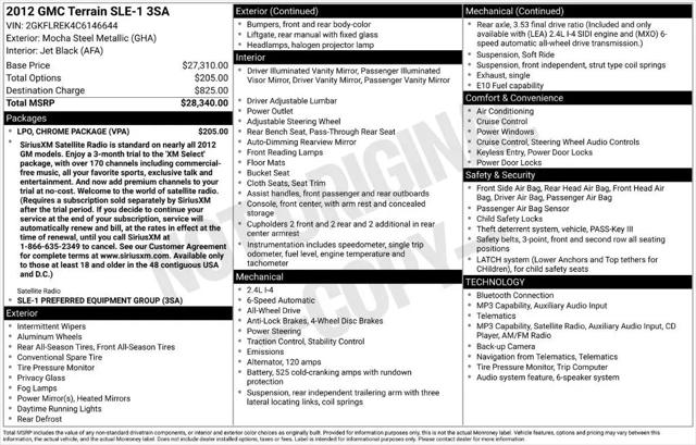 2012 GMC Terrain SLE-1 for sale in Gurnee, IL