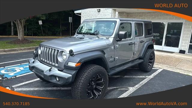 2019 Jeep Wrangler Unlimited Sport S 4x4 for sale in Fredricksburg, VA