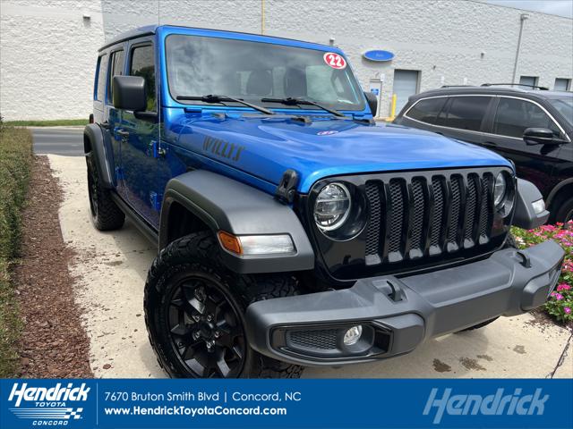 2022 Jeep Wrangler Unlimited Willys 4x4 for sale in Concord, NC