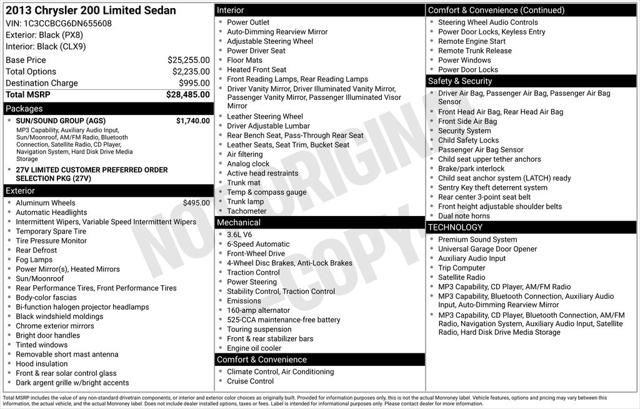 2013 Chrysler 200 Limited for sale in Cincinnati, OH