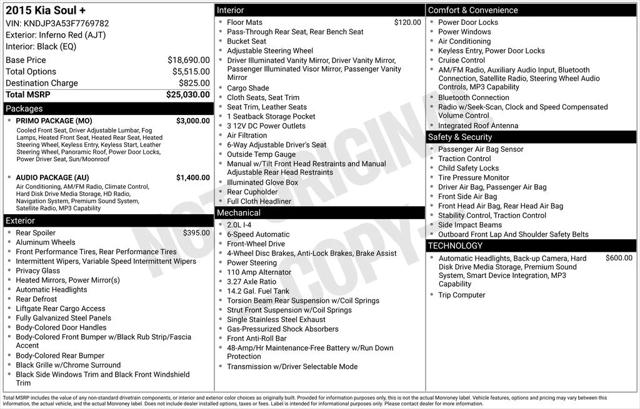 2015 Kia Soul +