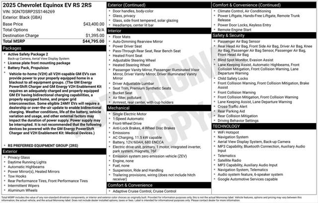 2025 Chevrolet Equinox EV RS