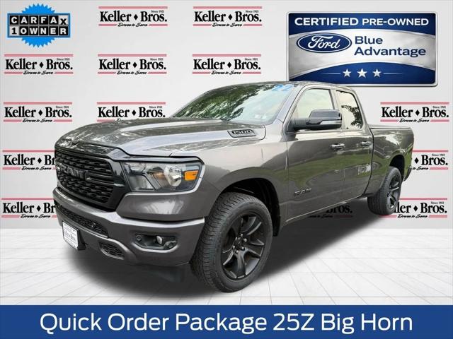 2022 Ram 1500 Big Horn Quad Cab 4x4 64 Box