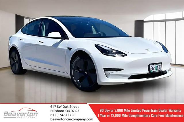2021 Tesla Model 3 Standard Range Plus Rear-Wheel Drive for sale in Beaverton, OR