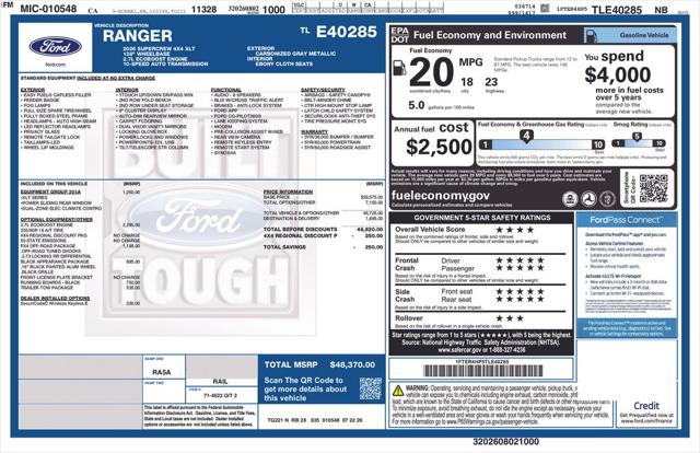 2026 Ford Ranger XLT