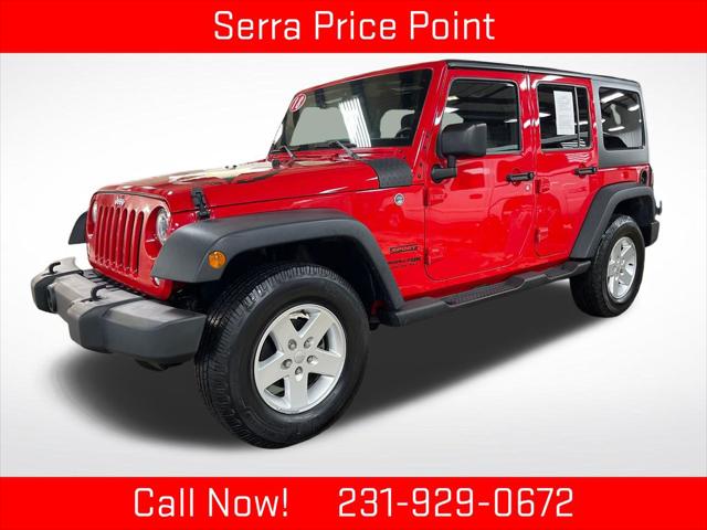 2018 Jeep Wrangler JK Unlimited Sport S 4x4 for sale in TRAVERSE CITY, MI
