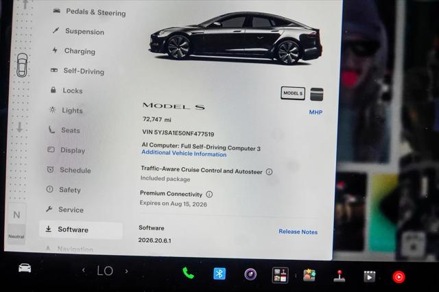 2022 Tesla Model S Dual Motor All-Wheel Drive