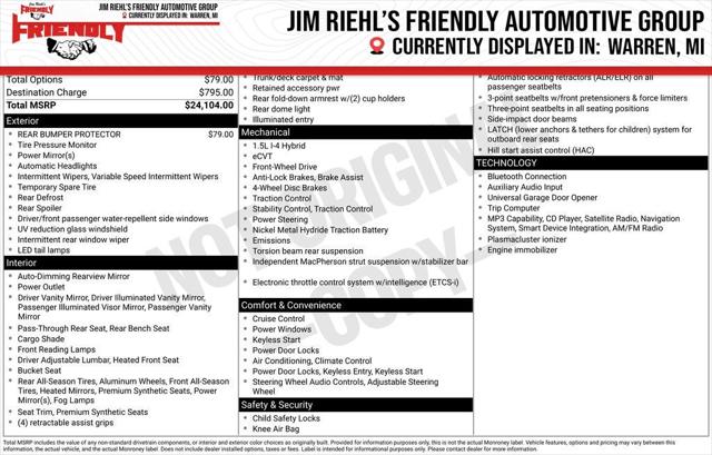 2012 Toyota Prius c Four for sale in Warren, MI