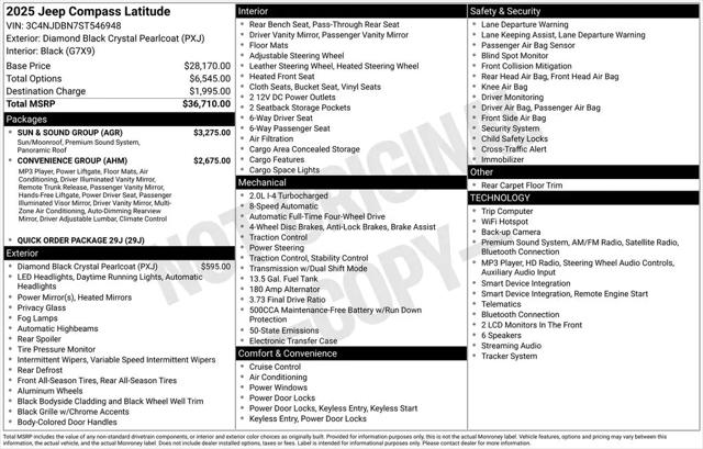 2025 Jeep Compass Latitude 4x4