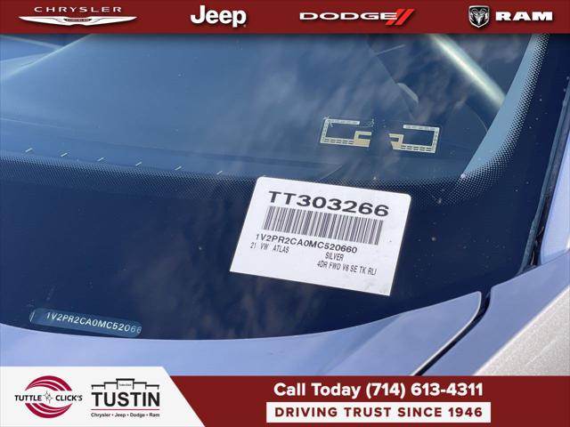 2021 Volkswagen Atlas 3.6L V6 SE w/Technology R-Line