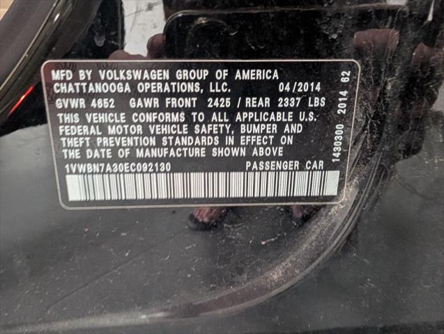 2014 Volkswagen Passat 2.0L TDI SE