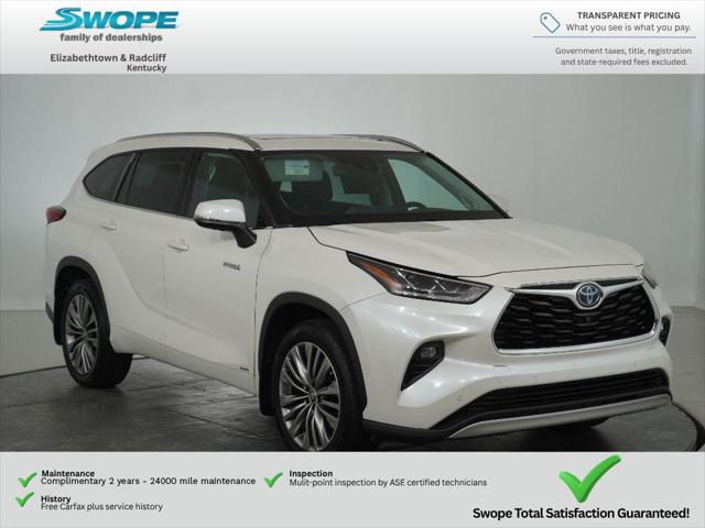 2021 Toyota Highlander Hybrid Platinum for sale in Radcliff, KY