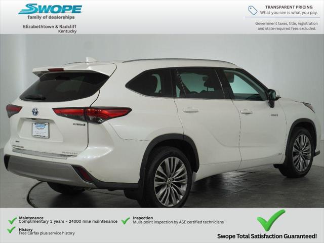 2021 Toyota Highlander Hybrid Platinum