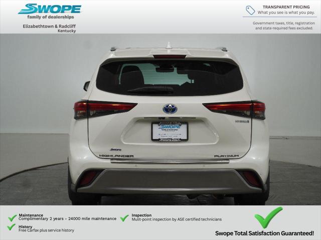 2021 Toyota Highlander Hybrid Platinum
