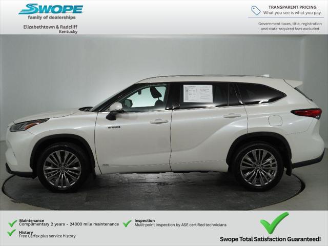 2021 Toyota Highlander Hybrid Platinum