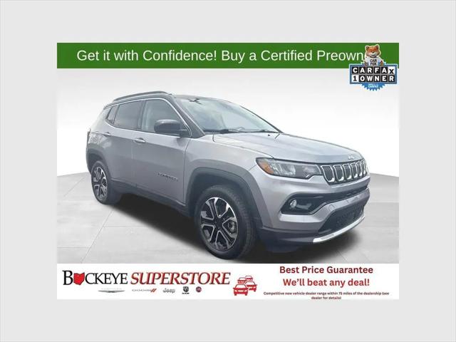 2022 Jeep Compass Limited 4x4 for sale in Shelby, OH