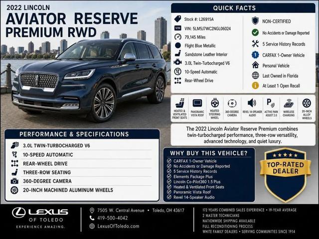 2022 Lincoln Aviator Reserve for sale in Toledo, OH