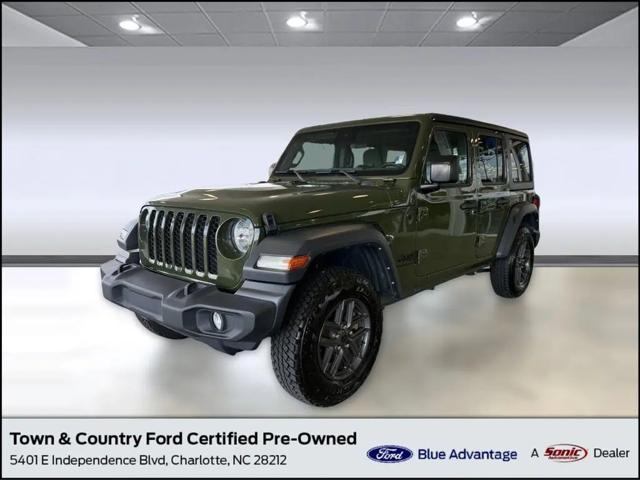2024 Jeep Wrangler 4-Door Sport S 4x4 for sale in Charlotte, NC