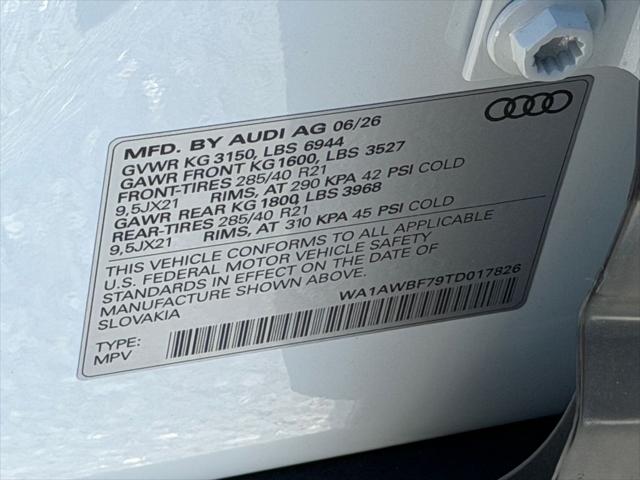 2026 Audi SQ7 Premium Plus TFSI quattro tiptronic