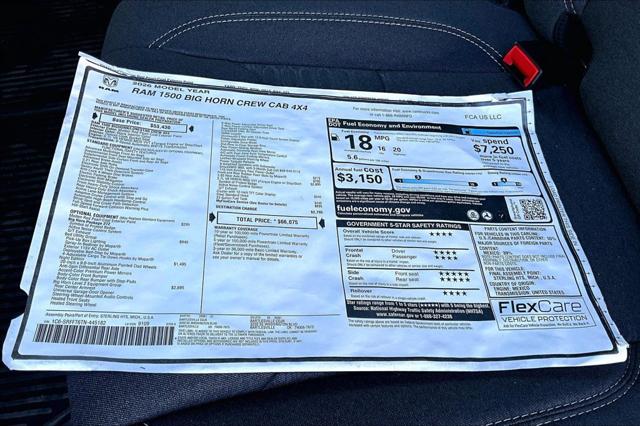 2026 Ram 1500 Big Horn Crew Cab 4x4 57 Box